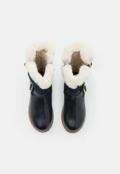 Friboo Leather - Snowboots- Dark Blue -Friboo Groot Warenhuis 06845ee52273487d8a3d44602b5fc352