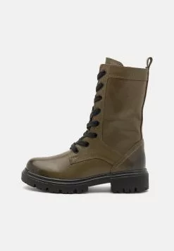 Friboo Leather - Veterlaarzen - Khaki