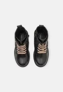 Friboo Leather - Veterboots - Black -Friboo Groot Warenhuis 6d791e1f2bf248848116b8ac1d7f7146