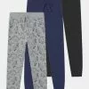 Friboo Unisex 3 Pack - Trainingsbroek - Grey/Blue/Black