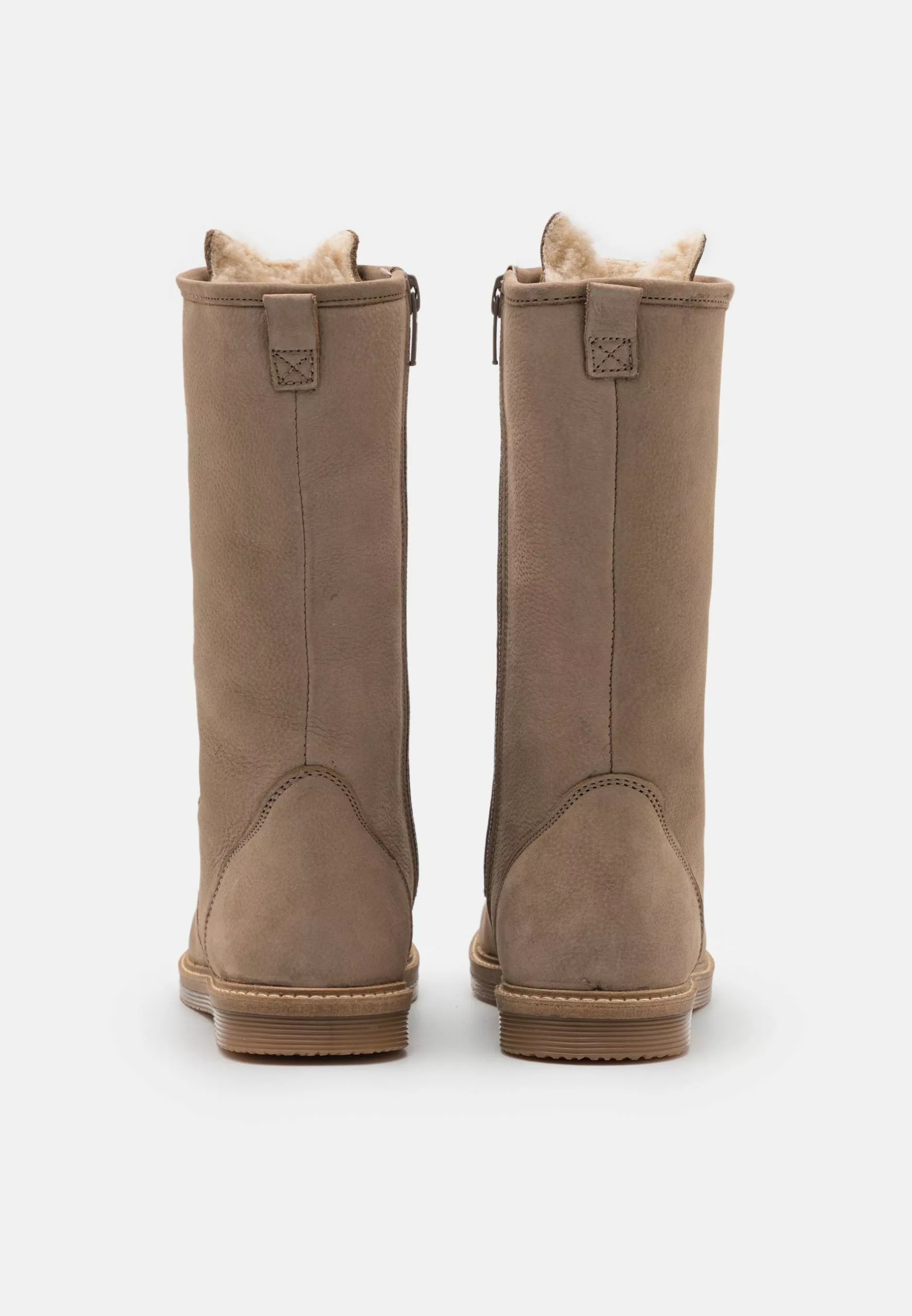 Friboo Leather - Veterlaarzen - Taupe 3 Friboo Leather - Veterlaarzen - Taupe - Afbeelding 3