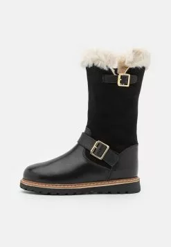 Friboo Leather - Snowboots- Black