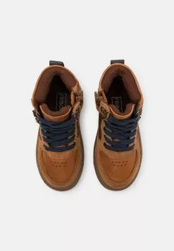 Friboo Leather - Sneakers Hoog - Cognac -Friboo Groot Warenhuis a9750accb2f9458cbdedb30dafe51541
