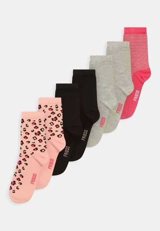 Friboo Girls 7 Pack - Sokken - Grey/Pink/Black -Friboo Groot Warenhuis c9635885d02b49daa1bdc04c990ed5bc