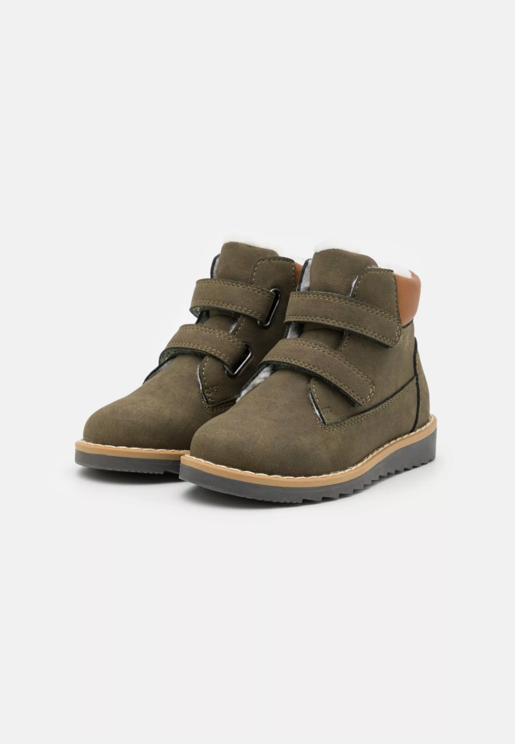Friboo Korte Laarzen - Khaki 2 Friboo Korte Laarzen - Khaki - Afbeelding 2