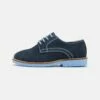 Friboo Leather - Sportieve Veterschoenen - Dark Blue